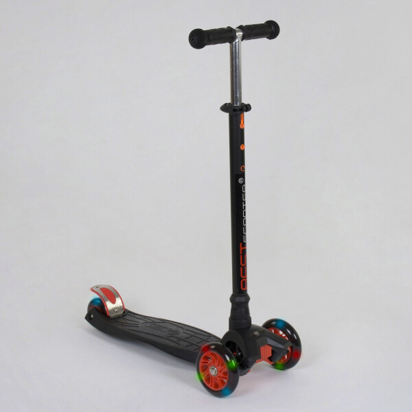 

Самокат трехколесный Best Scooter Maxi 466-113 / А 24555 Черный, светящиеся колеса