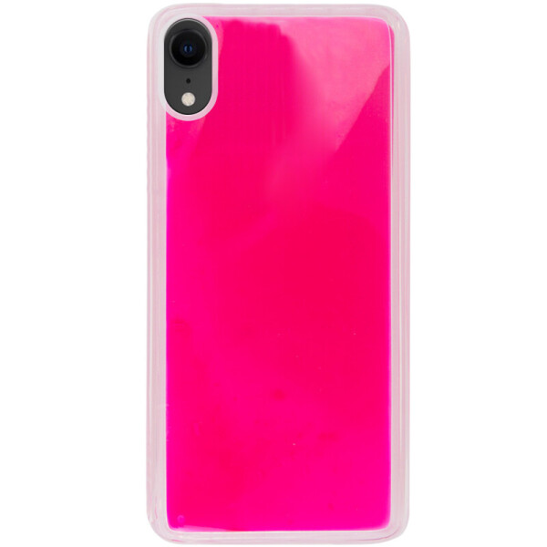 

Неоновый чехол Neon Sand glow in the dark для Apple iPhone XR (6.1") Розовый