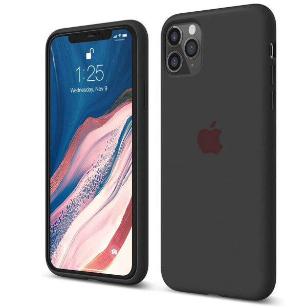 

Чехол Silicone Case Slim Full Protective для Apple iPhone 11 Pro (5.8") Черный / Black