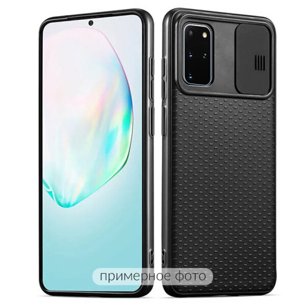 

Чехол Camshield Black TPU со шторкой защищающей камеру для Samsung Galaxy A11 / M11 Черный / Черный