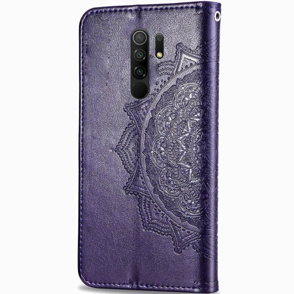 

Кожаный чехол (книжка) Art Case с визитницей для Xiaomi Redmi 9 Фиолетовый
