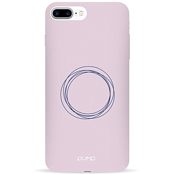 

Чехол Pump Silicone Minimalistic для Apple iPhone 7 plus / 8 plus (5.5") Circles on Light
