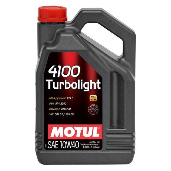 

Масло моторное Technosynthese Motul 4100 TURBOLIGHT SAE 10W40 (4L)