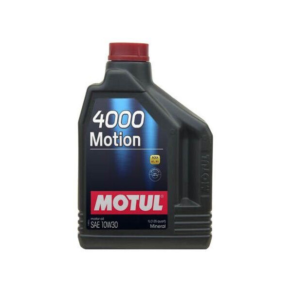 

Масло моторное минеральное Motul 4000 MOTION SAE 10W30 (2L)