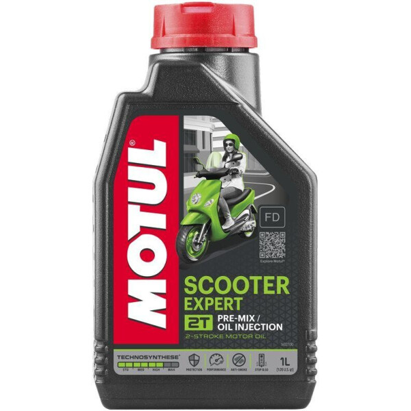 

Масло для 2-х тактных двигателей Technosynthese Motul SCOOTER EXPERT 2T (1L)