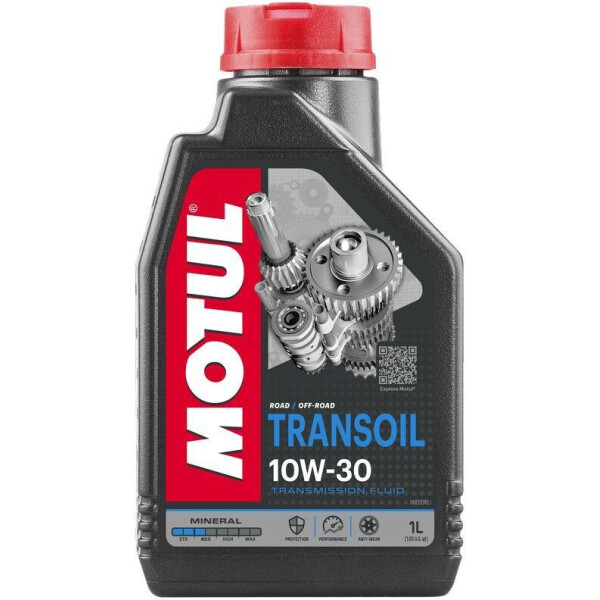 

Масло трансмиссионное минеральное Motul TRANSOIL SAE 10W30 (1L)