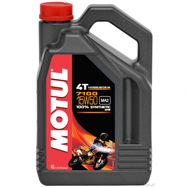

Масло для 4-х тактных двигателей Motul 7100 4T SAE 15W50 (4L)
