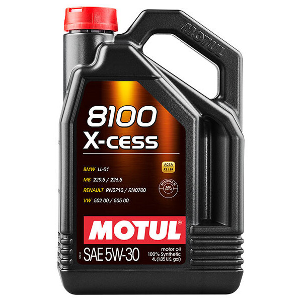 

Масло моторное Motul 8100 X-CESS 5W30 (4L)