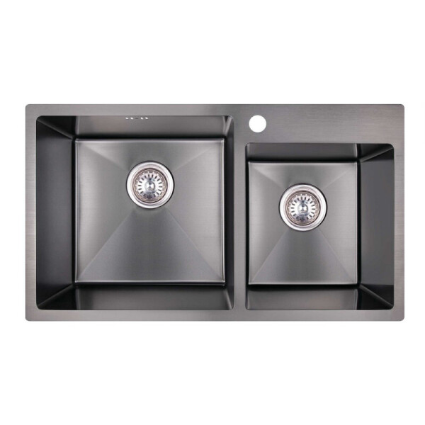 

Кухонная мойка Imperial Handmade S7843BL 2.7/1.0 мм (IMPS7843BRPVDH10) SD00034870