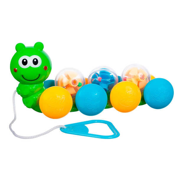 

Игрушка BeBeLino Гусеница-каталка с шариками (58026)