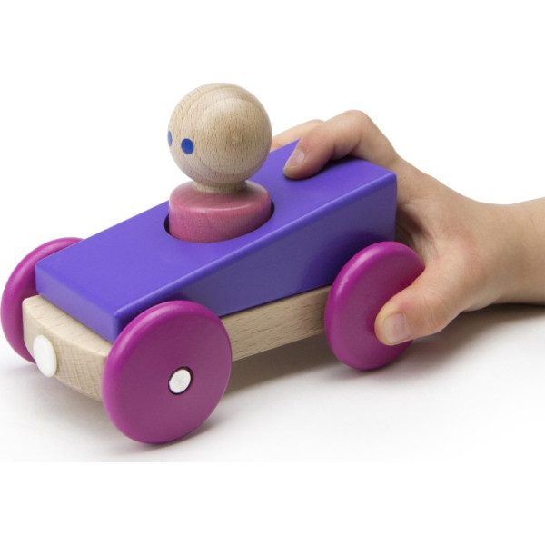 

Машинка Tegu Магнитный гонщик, фиолетовый (MRB-PRP-801T)