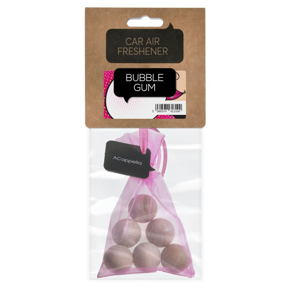 

Ароматизатор для автомобиля деревянные шарики ACappella Bubble Gum (5060574613100)