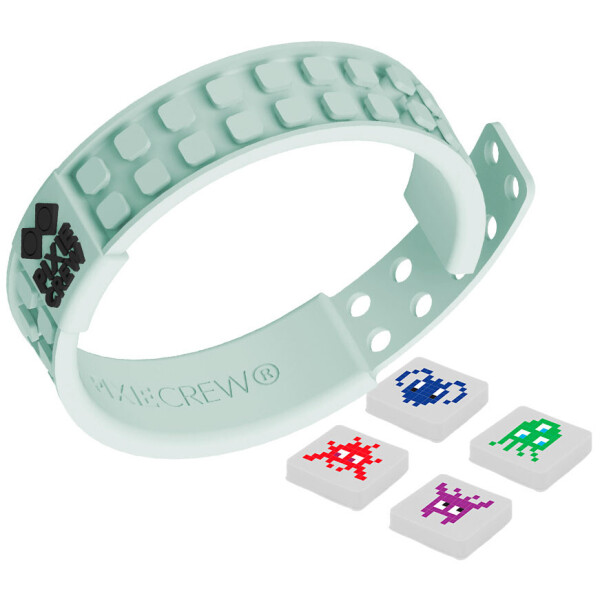 

Браслет Pixie Crew бледно-бирюзовый, пиксельные монстры (PXX-02-50)