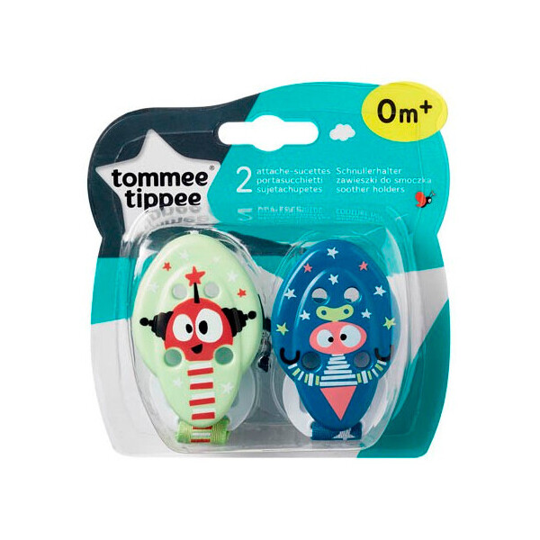 

Держатель для пустышки Tommee Tippee салатовый, синий (43336361(71,51))