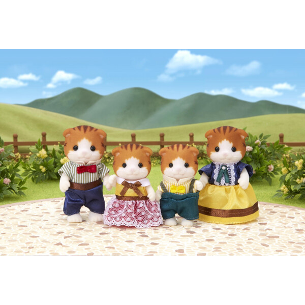 

Комплект Sylvanian Families Большая Семья Вислоухих Котов, 6 фигурок (5290-н)