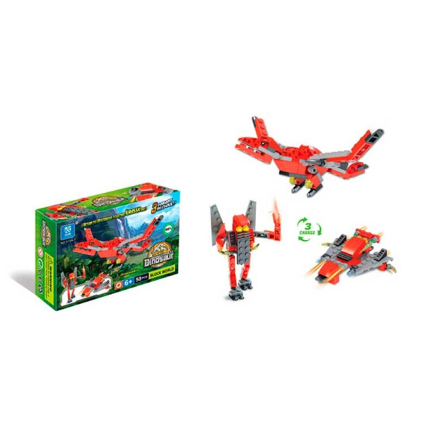 

Конструктор Mindbox Dinosaurs 3 в 1 Pterosaur (K19A)