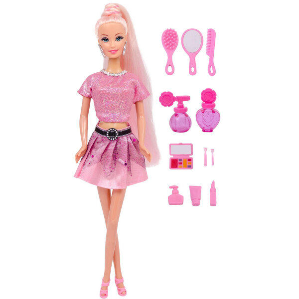 Акція на Кукла Ася Студия красоты 28 см блондинка в розовой блузке и юбке (35122) від Allo UA
