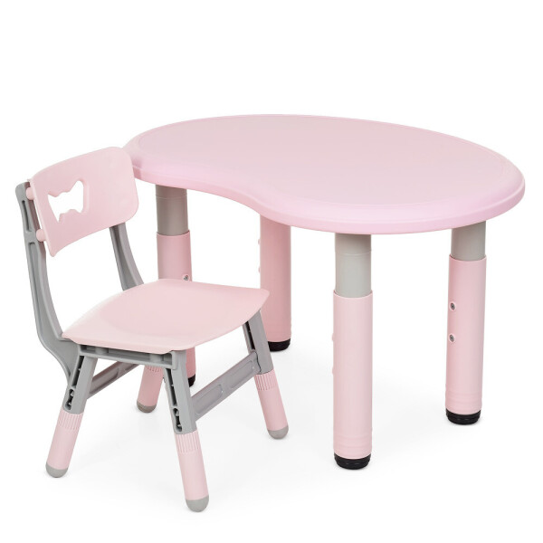 

Столик с стульчиком Bambi Peanut-8 Pink / Grey (Peanut)