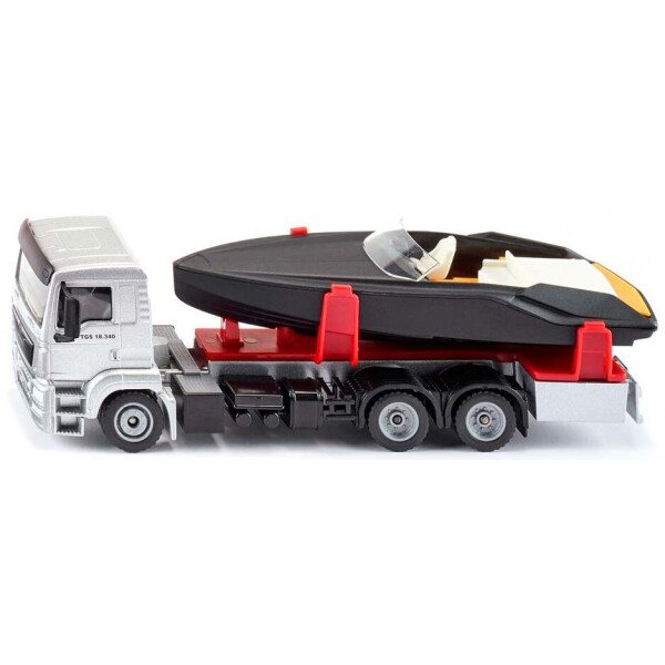 

Модель Siku (1:50) Модель грузовика MAN LKW с моторной лодкой (2715)
