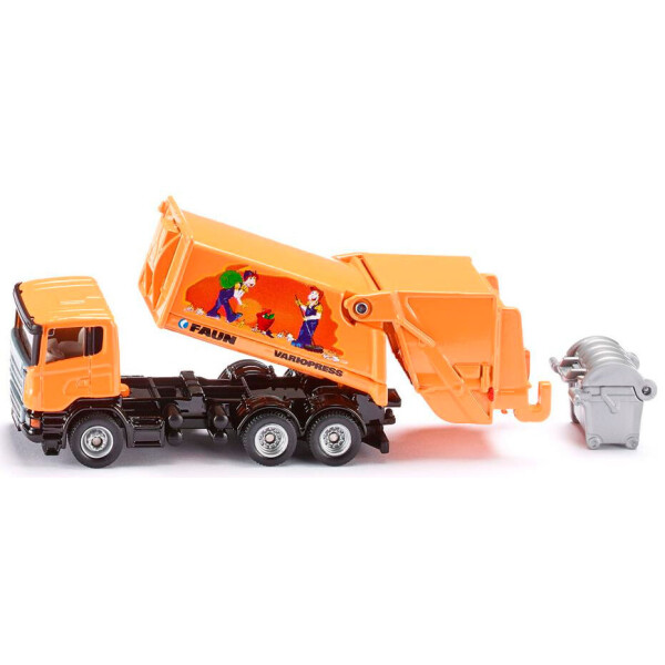 

Модель Siku (1:87) Мусоровоз Faun на базе Scania R (1890)