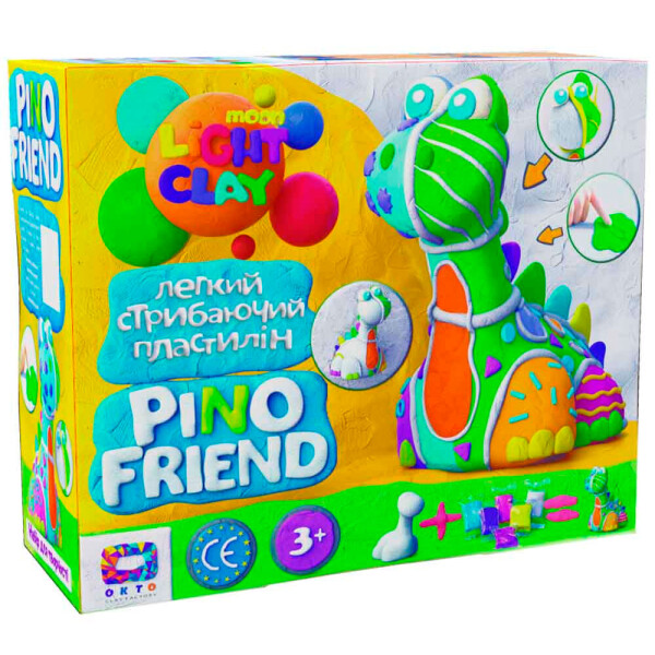 

Набор легкого прыгающего пластилина Moon Light Clay Pino Friend Бард (70036)