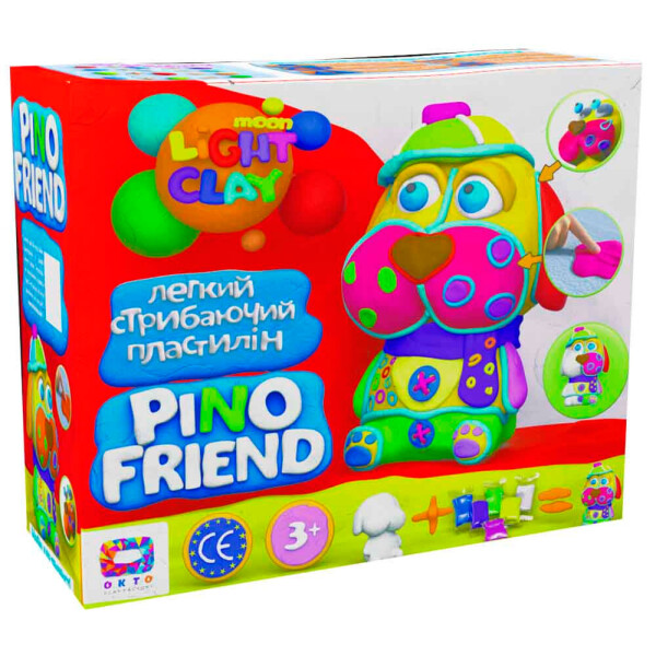 

Набор легкого прыгающего пластилина Moon Light Clay Pino Friend Фред (70035)