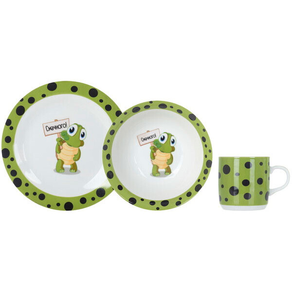 

Набор посуды Limited Edition Froggy 3 предмета керамика (C149)