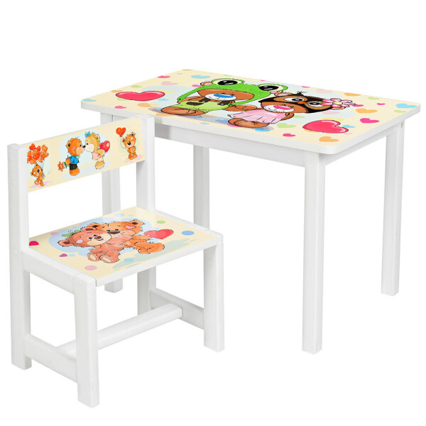 

Столик Bambi Мишки BSM1-27 White / Green / Brown (BSM1)