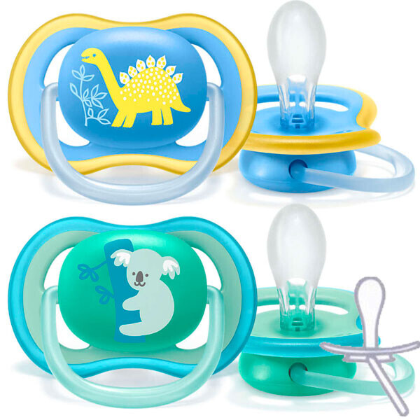 

Пустышка Avent Ultra-Air 18+ мес 2 шт для мальчиков (SCF349/11)