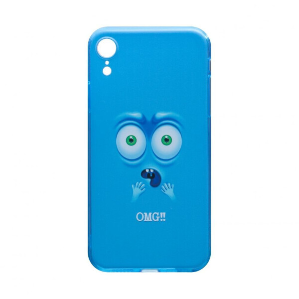 

Панель Smile для Apple iPhone Xr Синий OMG (29377)