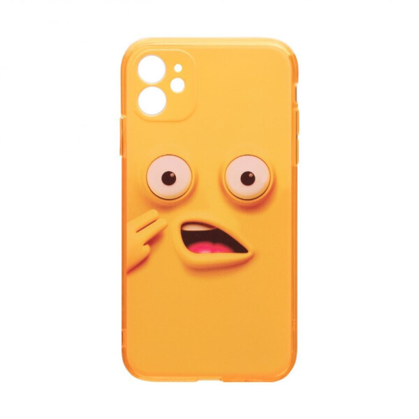 

Панель Smile для Apple iPhone 11 Жёлтый Удивлен (29378)