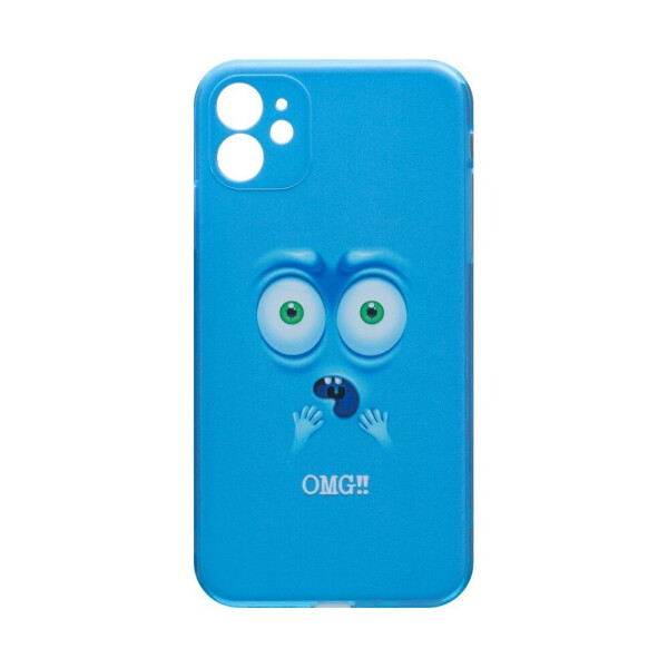 

Панель Smile для Apple iPhone 11 Синий OMG (29378)