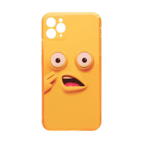 

Панель Smile для Apple iPhone 11 Pro Max Жёлтый Удивлен (29380)
