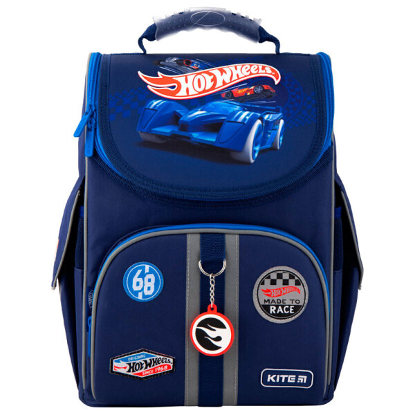 

Рюкзак Kite Кайт Education Hot Wheels 35 × 25 × 13 см 11.5 л каркасный темно-синий (hw20-501s-2)