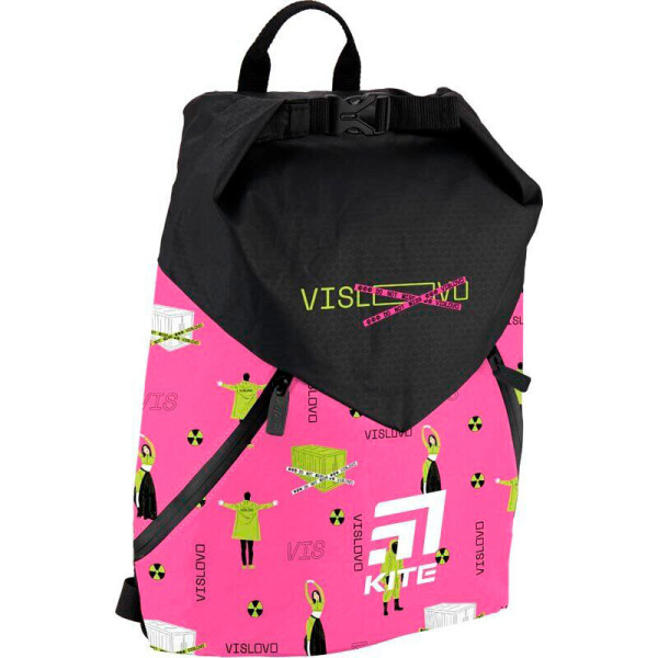 

Рюкзак для спорта Kite Кайт 920-1 VIS 42,5×11,5×32 см 17 л черный с розовым (vis19-920l-1)