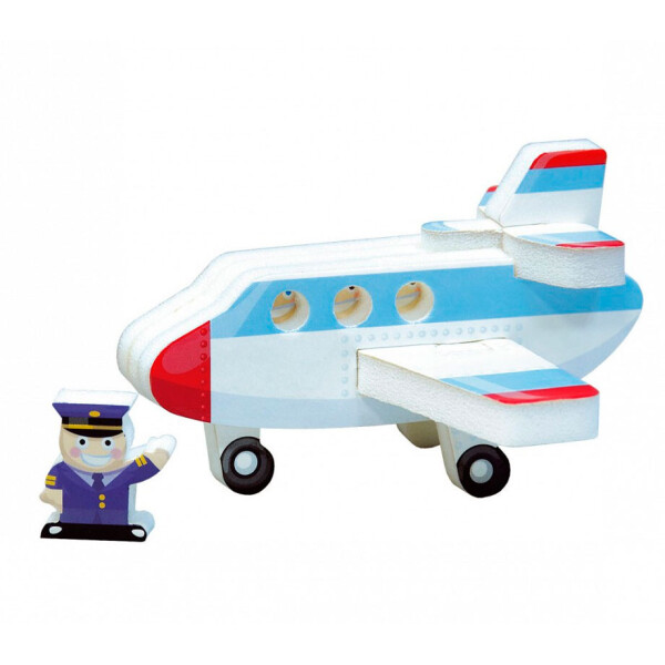 

Самолет Умная бумага Мягкий 3D конструктор-пиктограмма (158-04)