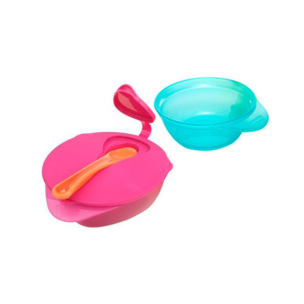 

Тарелочка глубокая с крышкой и ложечкой Tommee Tippee 2 шт. бирюзовая и малиновая (44671871)