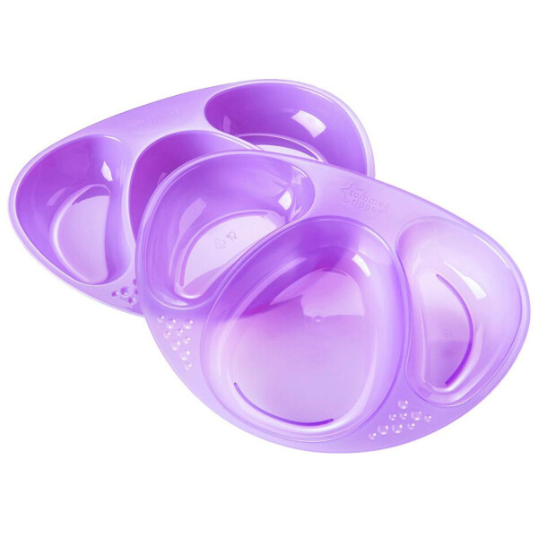 

Тарелочки трехсекционные Tommee Tippee 2 шт. фиолетовые (440272)