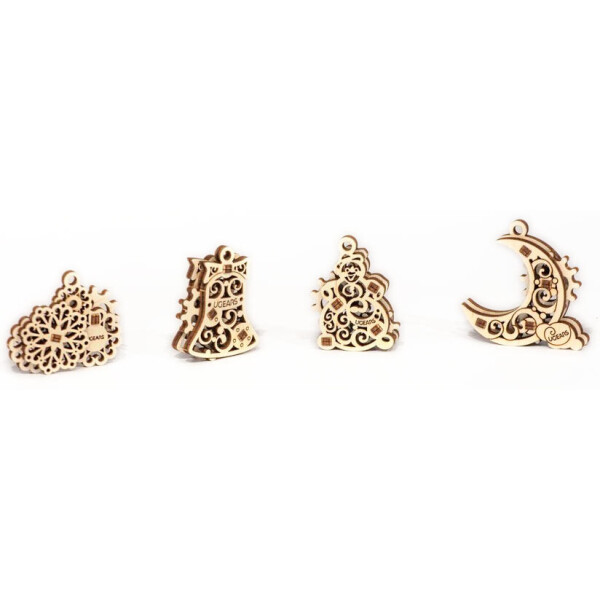 

Механический 3D пазл Ukrainian Gears Фитжеты-Рождественники (70042)