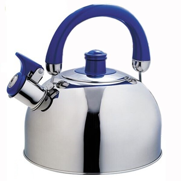 

Чайник Maestro со свистком 2.5 л Steel / Blue (MR-1304)