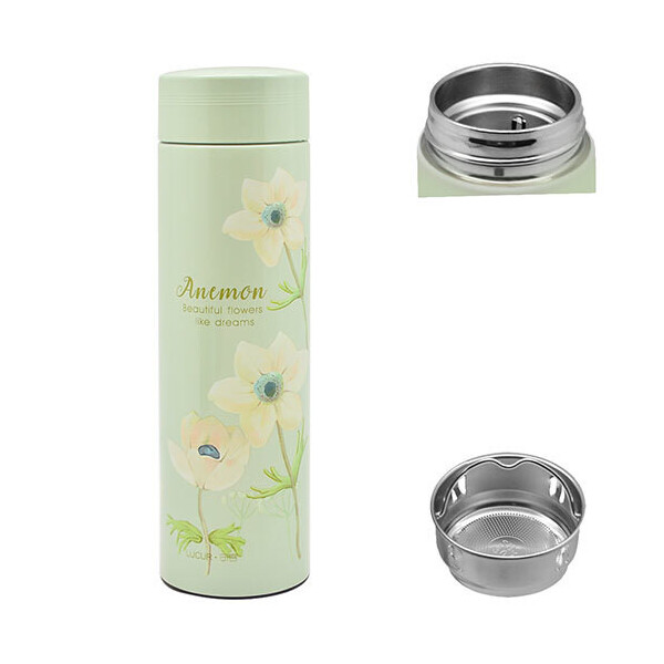 

Термос Stenson Wonderful life 450 мл Light Green (MT-3344)
