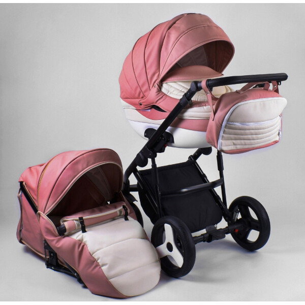 

Универсальная коляска 2 в 1 Victoria Gold Lumi 0205-D Pink /White (Lumi)