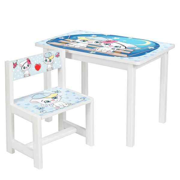 

Столик Bambi Котята ночью BSM1-25 White / Blue (BSM1)