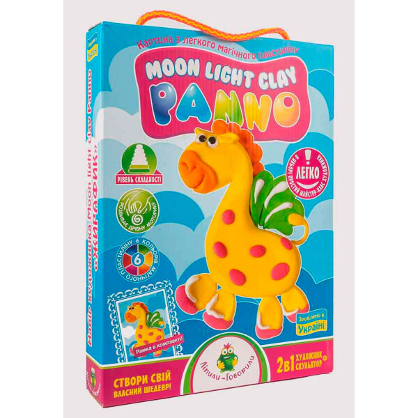 

Картина из легкого прыгающего пластилина Moon Light Clay Panno Жирафчик (70008)