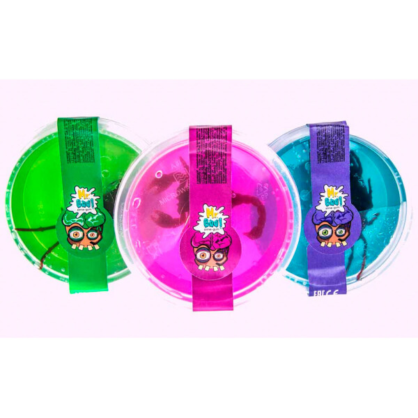 

Лизун-антистресс Mr.Boo баночка-сюрприз с жуком 40 г (80009)