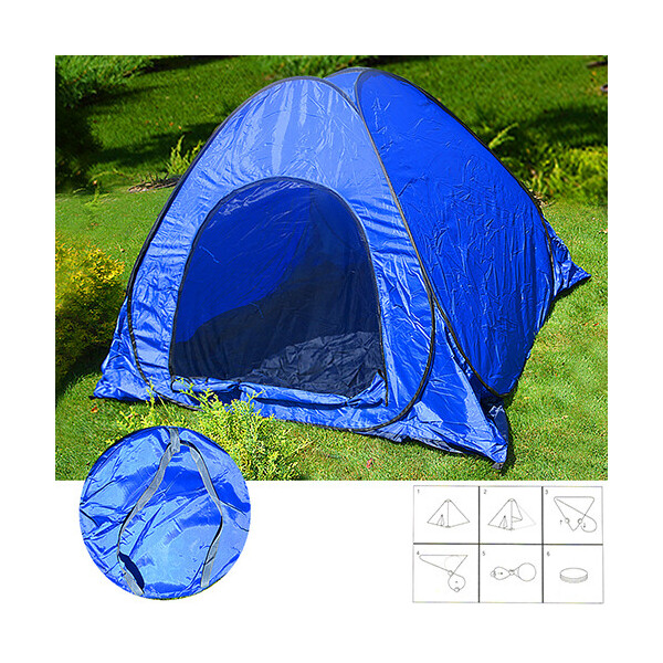 

Палатка-автомат Stenson Dark blue 200 х 200 х 130 см Blue (MH-3520-2B)