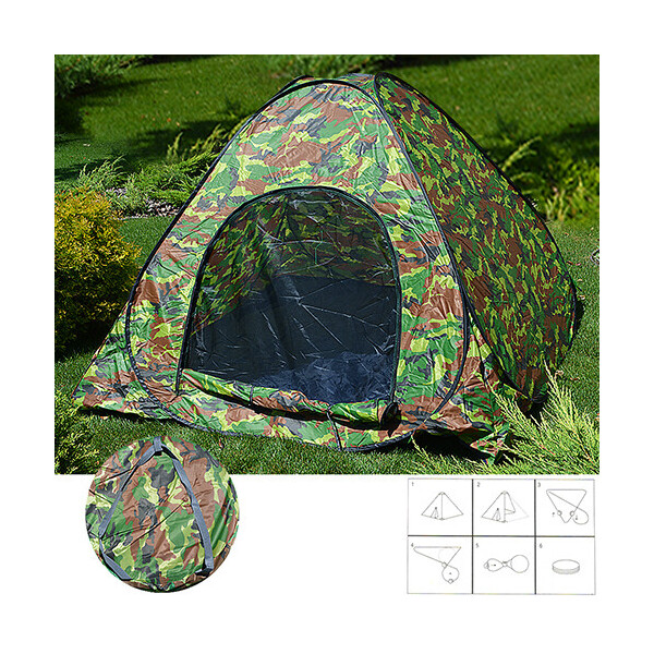 

Палатка-автомат Stenson Camo Green 200 х 200 х 130 см Green (MH-3520-2G)