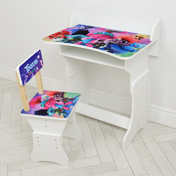 

Парта Bambi Тролли HB-301-83 White / Blue / Pink (HB-301-83)