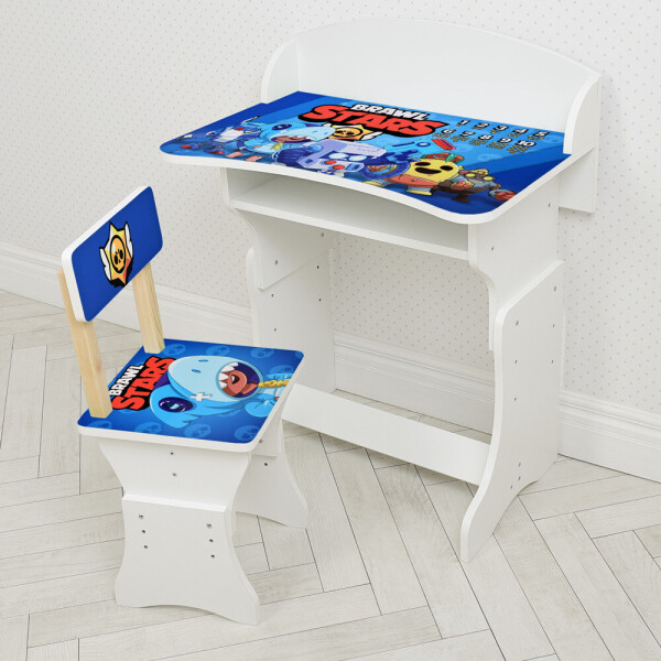 

Парта Bambi Brawl Stars HB-301-87 White / Blue (HB-301-87)