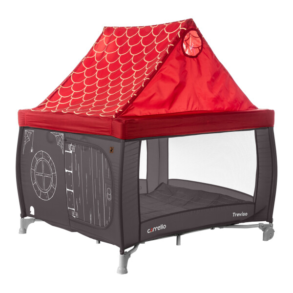 

Манеж Carrello Treviso CRL-11603 Magnet Dark Grey / Red (CRL-11603)